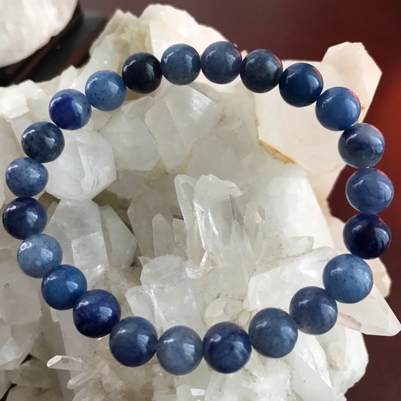 Genuine Tanzanite 8 mm gemstone bracelet - Picture 4 of 7